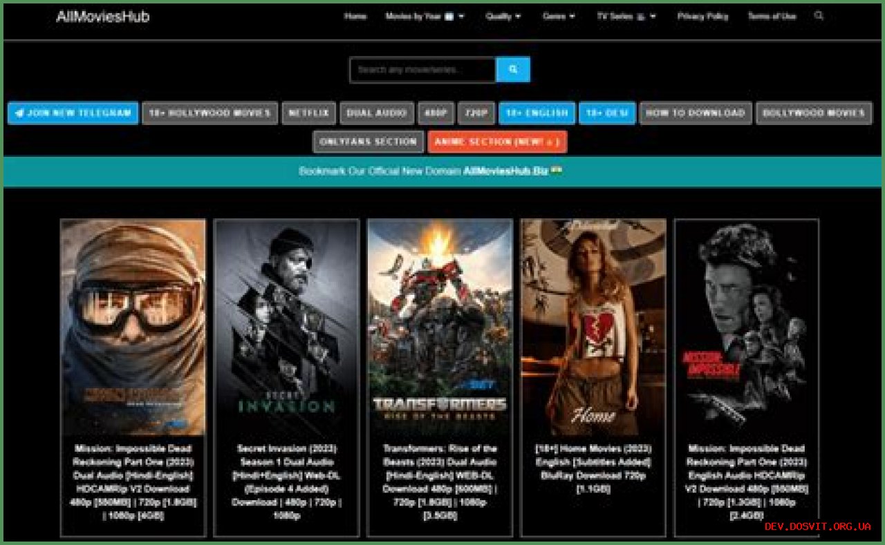 All Movie Hub: Your Ultimate Destination For Movie Enthusiasts