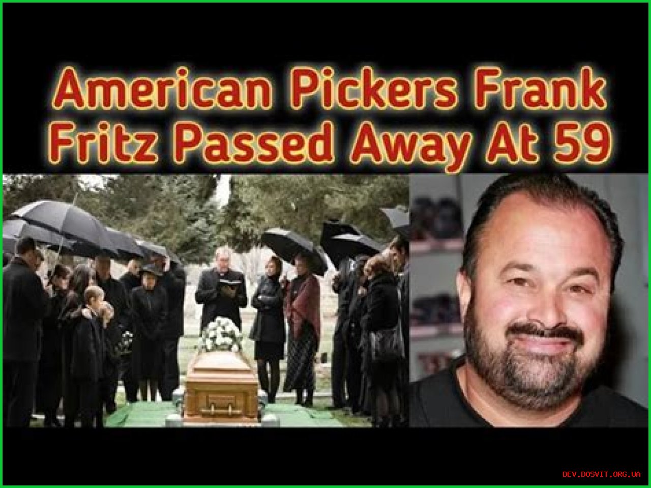 Did Frank Fritz Pass Away? Unveiling The Truth Behind The Rumors